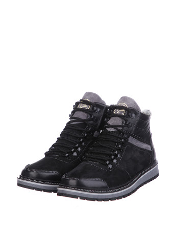 Черные зимние ботинки Roberto Maurizi