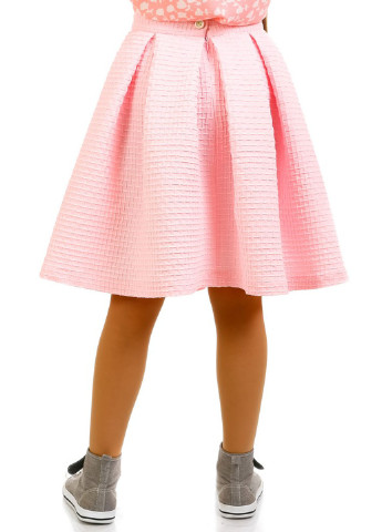Розовая кэжуал однотонная юбка Kids Couture миди