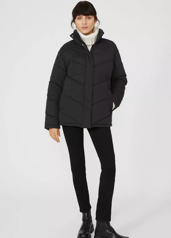 Чорна демісезонна куртка Principles