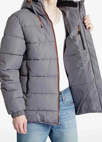 Серая демисезонная куртка sht19084-109 Ellesse GERANA PADDED