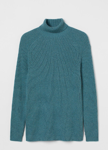 Темно-бирюзовый демисезонный свитер H&M