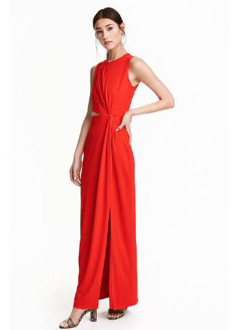 Красное деловое платье H&M