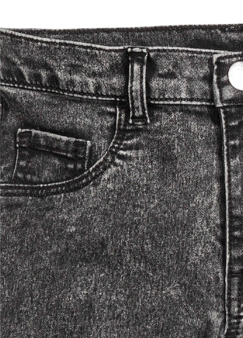 Грифельно-серые демисезонные скинни джинсы H&M