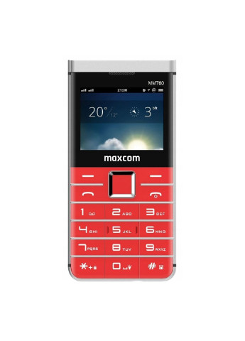 Мобільний телефон (5908235974880) Maxcom mm760 red (253507646)