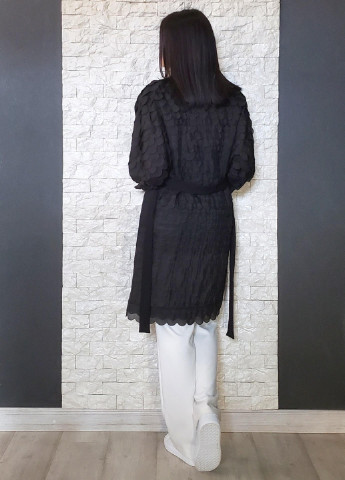 Черный женский жакет Armin Studio by Wera Berto однотонный - демисезонный