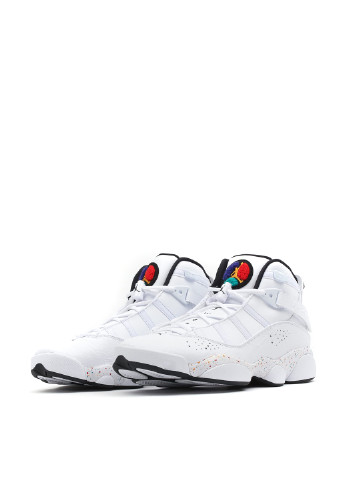 Белые демисезонные кроссовки Nike JORDAN 6 RINGS