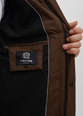 Кофейная демисезонная куртка Trend Collection