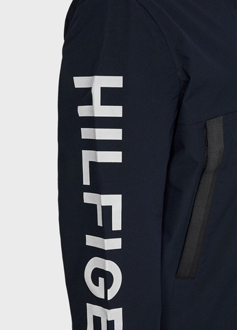 Темно-синя демісезонна куртка Tommy Hilfiger