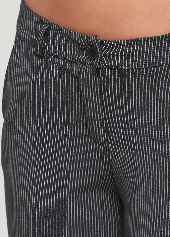 Темно-серые кэжуал демисезонные зауженные брюки LCK