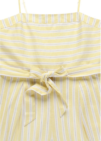 Комбинезон Banana Republic комбинезон-брюки полоска комбинированный кэжуал лен