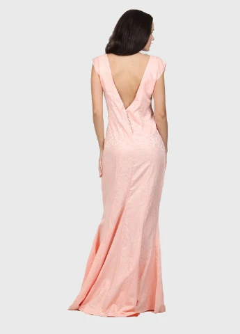 Светло-розовое кэжуал платье Enna Levoni однотонное