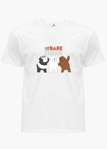 Біла демісезон футболка жіноча вся правда про ведмедів (we bare bears) білий (8976-2667) xxl MobiPrint