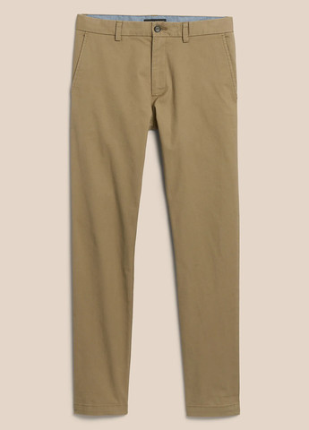 Серо-коричневые кэжуал демисезонные чиносы брюки Banana Republic