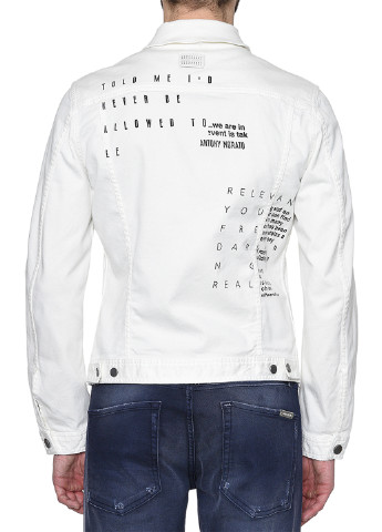 Біла літня джинсова куртка Antony Morato