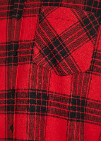 Красная кэжуал рубашка в клетку KOTON
