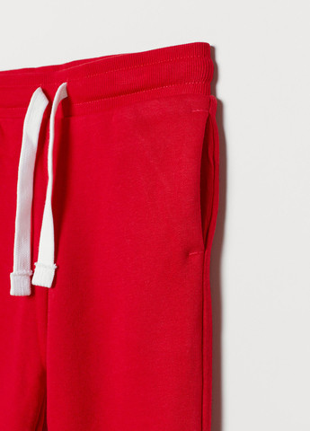 Красные спортивные демисезонные джоггеры брюки H&M