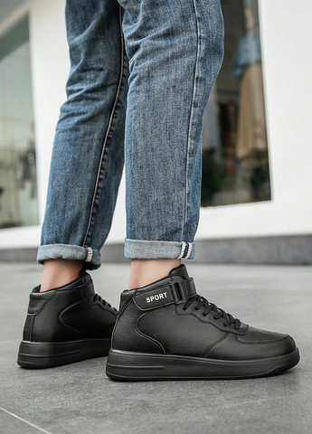 Черные демисезонные кроссовки SHEIN