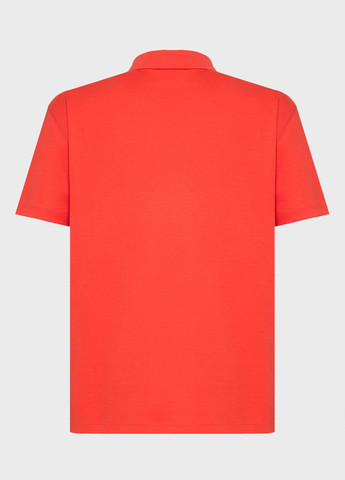 Терракотовая футболка-поло для мужчин Calvin Klein однотонная