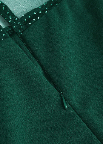 Зелена кежуал сукня з корсетом, з відкритими плечима SHEIN однотонна