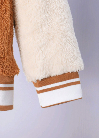 Світло-коричнева демісезонна куртка SHEIN