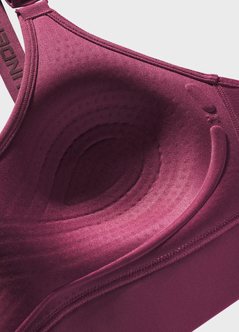 Малиновий топ бюстгальтер Under Armour без кісточок поліестер