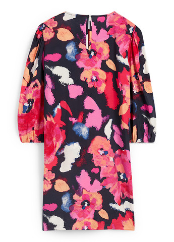 Комбинированное кэжуал платье C&A с цветочным принтом