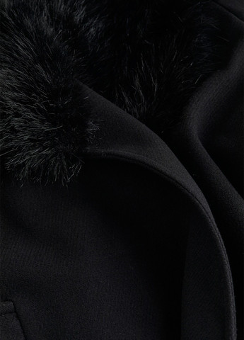 Чорне демісезонне Пальто однобортне H&M