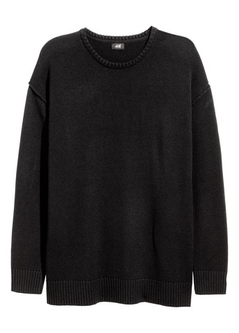 Черный зимний джемпер джемпер H&M
