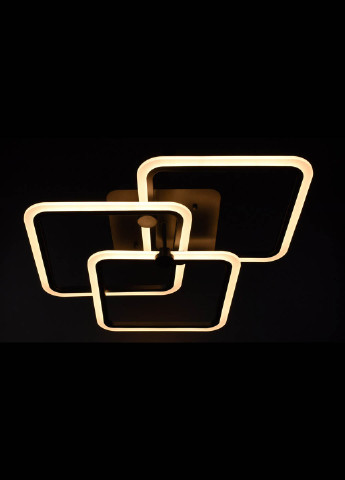 Люстра стельова LED з пультом A2503 / 3L-bk Білий 14х55х55 см. Handmade (234539721)