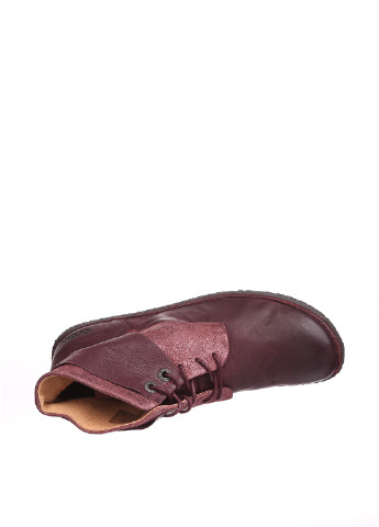 Темно-бордовые осенние ботинки Kickers