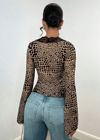 Чорна блуза SHEIN