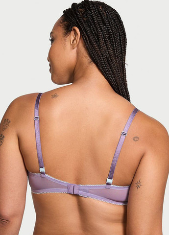 Бузковий демісезонний комплект (бюстгальтер, трусики) Victoria's Secret