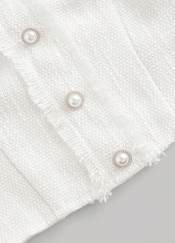 Кремовый летний комплект (топ, юбка) SHEIN