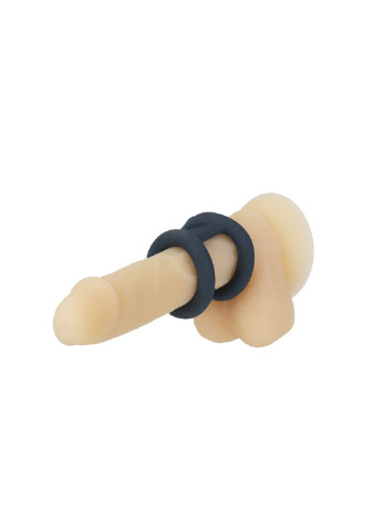 Двойное эрекционное кольцо – Tug – Versatile Silicone Cock Ring Lux (254151290)