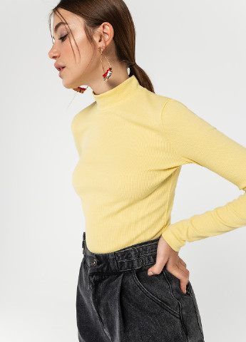 Желтый демисезонный свитер befree