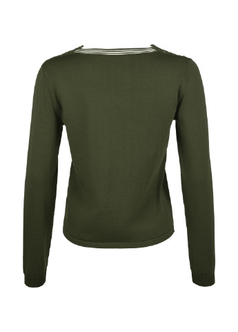 Оливковый (хаки) демисезонный джемпер пуловер LOVE REPUBLIC