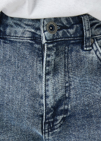 Штани KOTON прямі блакитні джинсові бавовна