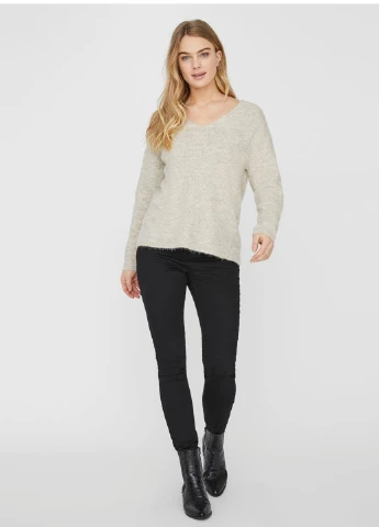 Бежевий демісезонний светр Vero Moda