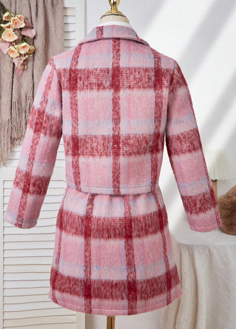 Комбінований демісезонний костюм (жакет, спідниця) спідничний SHEIN