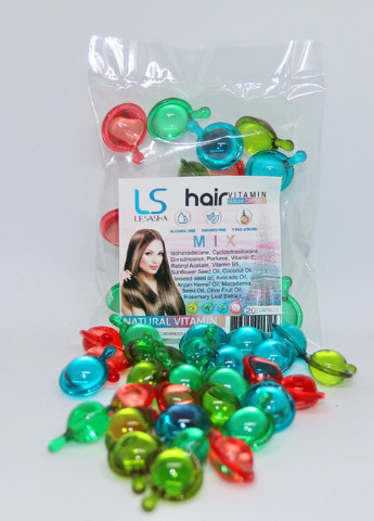 Капсулы для волос Hair Serum Vitamin MIX 20 шт Lesasha (251706116)