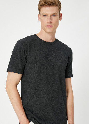 Темно-сіра футболка KOTON