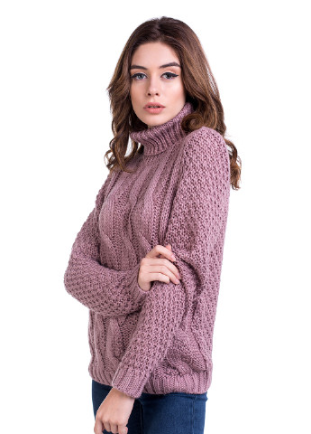 Сиреневый зимний свитер Bakhur