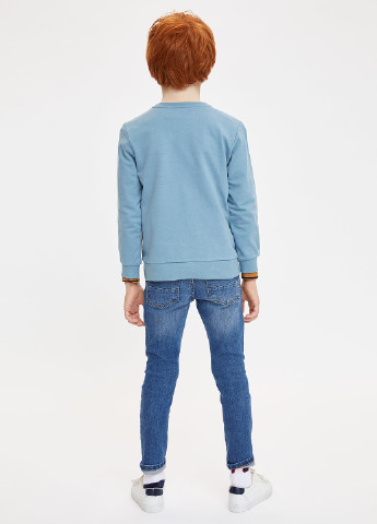 Синие демисезонные джинсы DeFacto