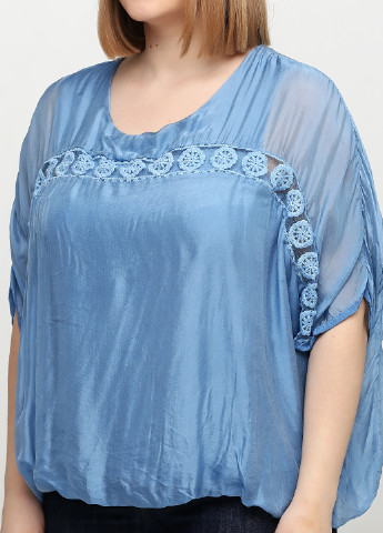 Блакитна літня блуза New Collection