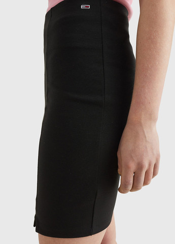 Черная кэжуал однотонная юбка Tommy Hilfiger