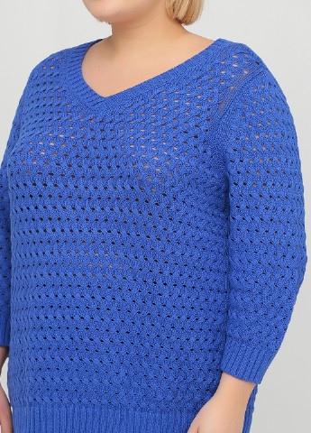 Синий демисезонный пуловер пуловер Lands' End