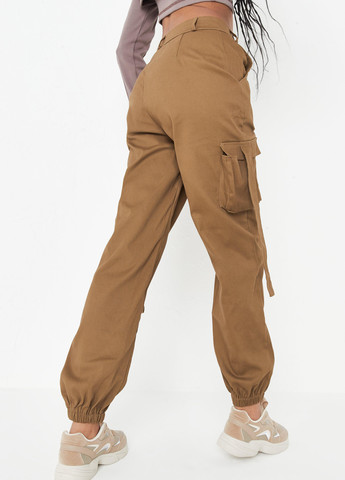 Светло-коричневые кэжуал демисезонные карго брюки Missguided