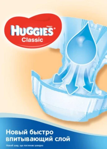 Підгузник Classic 5 Jumbo 42 шт (5029053543185) Huggies (207383752)