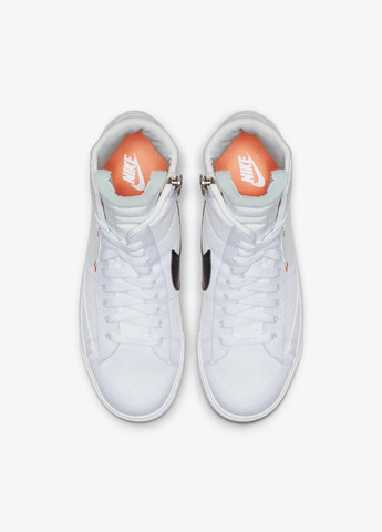 Кроссовки BQ4022-102 Nike W BLAZER MID REBEL белые демисезоны (317235524)