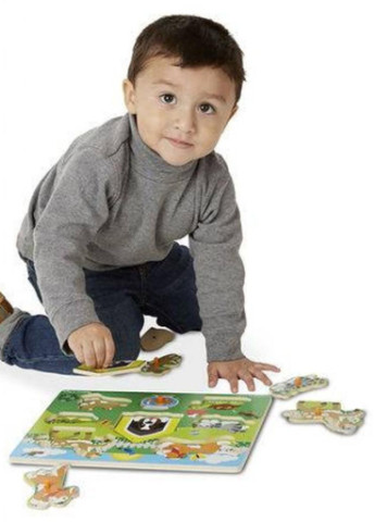 Розвиваюча іграшка Melissa & Doug Рамка-вкладиш Домашні тварини 8 ел (MD19053) Melissa&Doug Рамка-вкладыш Домашние животные 8 эл (203962482)